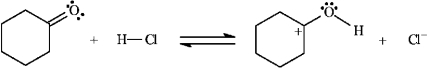 Instructions: Identify and label the nucleophile and electrophile in each reaction below. -Identify and label:  