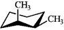 Which of the following structures represents trans-1,2-dimethylcyclohexane? A)   B)   C)   D)  