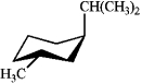 Which of the following is the most stable conformation of cis-1-isopropyl-3-methylcyclohexane? A)   B)   C)   D)  