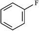  Instructions: Use the convention  \delta / \delta + and the crossed arrow   to show the direction of the expected polarity of the indicated bonds in the following compound(s). -Refer to instructions. The C-F bond in fluorobenzene,   