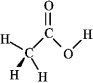 Consider the structure of acetic acid shown below.   In the electrostatic potential map of acetic acid, in which of the following bonds would the terminal atom appear as the deepest shade of red? A)  C=O B)  C-H C)  C-C D)  O-H
