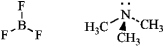 Write an equation for the reaction of boron trifluoride, an important reagent in organic chemistry, with trimethylamine. Represent the movement of electrons with a curved arrow, and show the formal charges on the atoms in the product.  