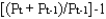 <strong>The inflation rate for year t is:</strong> A) B) C) D)