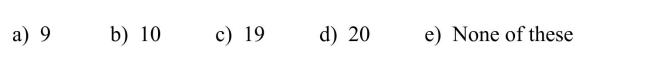 The degrees of freedom of a paired t test based on n = 10 pairs is  