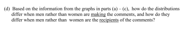 One of the  media messages  sent by television is that appearance is a very important aspect of one's being.These messages are thought to spur young women to have unrealistic expectations about beauty, thus spending billions of dollars on cosmetics and toiletries.Some of these messages were studied during the 1999-2000 prime- time television season, when investigators kept track of the  appearance  comments. Some of their data, comments by males, classified by gender of recipient and type of appearance comment, is reproduced in the table below.      