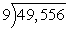 Divide:   A)  5507 r3 B)  5406 r2 C)  5506 r2 D)  5407 r3 E)  5507 r2