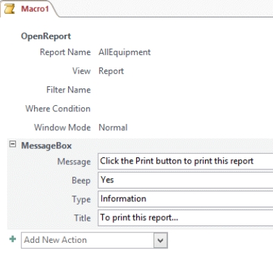  -As shown in the figure, you create a macro in Access by using the Macro </u>Recorder</u> View. _____