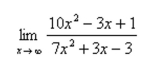 Evaluate the limit.