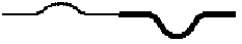 <strong>Two ropes are spliced together as shown. A short time after the incident pulse shown in the diagram reaches the splice, the rope's appearance will be that in:</strong> A) B) C) D) E)