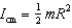 In the figure below, a disk (radius R = 1.0 m, mass = 2.0 kg)  is suspended from a pivot a distance d = 0.25 m above its centre of mass. For a circular disk,   . The angular frequency (in rad/s)  for small oscillations is approximately:   A) 4.2. B) 2.1. C) 1.5. D) 1.0. E) 3.8.
