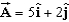Two vectors lying in the xy plane are given by the equations   and   . The value of   is: A) 19   B) (-11   )  C) (-19   )  D) 11   E) 10  