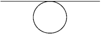  A uniform sphere of radius R and mass M rotates freely about a horizontal axis that is tangent to an equatorial plane of the sphere, as shown below. The moment of inertia of the sphere about this axis is:   A)   \frac{2}{5} M R^{2}  . B)   \frac{2}{3} M R^{2}  . C)   \frac{5}{7} M R^{2}  . D)   \frac{7}{5} M R^{2}  . E)   \frac{3}{2} M R^{2}  . 
