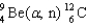 The Q value for the following reaction, , is (in MeV) :   m(alpha)  = 4.002603 u m(Be)  = 9.012182 u M(n)  = 1.008665 u M(C)  = 12.00000 u 1 u = 1.66 *10-27 kg A) 8.4 B) 6.2 C) 7.3 D) 5.7 E) 3.5