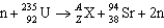 Find the unknown atomic number and mass number respectively, for the following reaction:   A) 141, 53 B) 140, 54 C) 53, 41 D) 54, 140 E) 54, 141