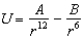 <strong>In the Lennard-Jones model of the hydrogen molecule, the potential is given by .In this model, the minimum internuclear separation, r0, is: </strong> A) B) C) D) E)