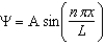  The wave function for a particle in a one-dimensional box is .Which statement is correct?   A) This wave function gives the probability of finding the particle at x. B) | \Psi (x) |2 gives the probability of finding the particle at x. C) | \Psi (x) |2  \Delta x gives the probability of finding the particle between x and x +  \Delta x. D) gives the probability of finding the particle at a particular value of x.   E) gives the probability of finding the particle between x and x +  \Delta x.   