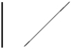 The wave front shown at the left for light in air reaches the plane surface (shown by a slanted line)  that bounds a medium with n = 1.50.   Which diagram below correctly shows the wave front while entering the medium at the right?   A) A B) B C) C D) D E) E
