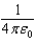 The symbol appears in Coulomb's law because we use independently defined units for:   A) force and distance. B) charge and distance. C) distance and force. D) force, distance and electric charge. E) charge.