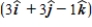 A constant force of 15 N in the negative y direction acts on a particle as it moves from the origin to the point   m. How much work is done by the given force during this displacement? A) +45 J B) −45 J C) +30 J D) −30 J E) +75 J