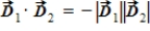 Each of two vectors,   and   , lies along a coordinate axis in the xy plane. Each vector has its tail at the origin, and the dot product of the two vectors is   . Which possibility is correct? A)    and   both lie along the positive x axis. B)    lies along the positive x axis.   lies along the negative x axis. C)    and   both lie along the positive y axis. D)    lies along the negative x axis.   lies along the negative y axis. E)    lies along the positive y axis.   lies along the negative x axis.