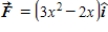 A conservative force on a particle moving along the x axis is given by   . Which of the following is a potential that is associated with this force? A)    B)    C)    D)    E) No answer given above is correct.