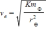 <strong>Suppose the gravitational force of the Earth on a body was   . What escape velocity ve would a body need to escape the gravitational field of the Earth?</strong> A)   . B)   . C)   . D)   . E)   . <div style=padding-top: 35px> 