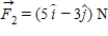 If the only forces acting on a 2.0-kg mass are   , and   , what is the magnitude of the acceleration of the particle? A) 1.5 m/s<sup>2</sup> B) 6.5 m/s<sup>2</sup> C) 4.7 m/s<sup>2</sup> D) 9.4 m/s<sup>2</sup> E) 7.2 m/s<sup>2</sup>