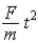 <strong>A constant force F is applied to a body of mass m that initially is headed east at velocity v0 until its velocity becomes −v0. The total time of travel is 2t. The total distance the body travels in that time is</strong> A) . B) . C) . D) . E) .