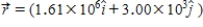 The site from which an airplane takes off is the origin. The x axis points east; the y axis points straight up. The position and velocity vectors of the plane at a later time are given by ​   and   m/s. ​ The plane is most likely A) just touching down. B) in level flight in the air. C) ascending. D) descending. E) taking off.