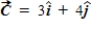 On occasion, the notation   will be a shorthand notation for   . -A vector,   , when added to the vector   yields a resultant vector which is in the positive y direction and has a magnitude equal to that of   . What is the magnitude of   ? A) 3.2 B) 6.3 C) 9.5 D) 18 E) 5