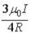 What is the magnitude of the magnetic field at point P if a = R and b = 2R?   A)    B)    C)    D)    E)   