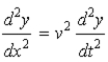 The wave equation is written down in an exam as ​   . ​ From dimensional considerations we see that A) v2 should be replaced by   . B) v2 should be replaced by   . C) v2 should be replaced by v. D) v2 should be replaced by   . E) v2 should be replaced by   .