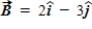Two vectors lying in the xy plane are given by the equations   and   . The value of   is A) 19   B) −11   C) −19   D) 11   E) 10  