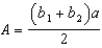   Area of a Cylinder =   Area of a Trapezoid =   -How many square inches in a rectangular plate measuring 4  by 13 ?