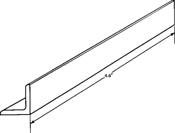 Figure 15-1   -A welder saw cuts this length of steel angle into 6 equal pieces. What is the length of each piece? Disregard waste caused by the saw cuts. Round the answer to two decimal places.