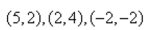 Show that the points form the vertices of the indicated polygon. Right triangle: