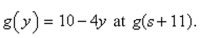 Evaluate the function