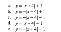 Use the graph of to write an equation for the function whose graph is shown.