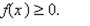 Select the graph of the given function and determine the interval(s) for which