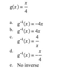 Determine whether the function has an inverse function. If it does, find the inverse function.