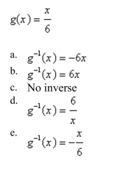 Determine whether the function has an inverse function. If it does, find the inverse function.