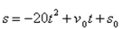 Use the position equation , where represents the height of an object (in feet), represents the initial velocity of the object (in feet per second), represents the Initial height of the object (in feet), and represents the time (in seconds). A projectile is fired straight upward from ground level with an initial velocity of feet Per second. At what instant will it be back at ground level?
