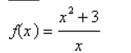 Select the correct graph of the following function.