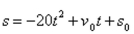 Use the position equation , where represents the height of an object (in feet), represents the initial velocity of the object (in feet per second), represents the Initial height of the object (in feet), and represents the time (in seconds). A projectile is fired straight upward from ground level with an initial velocity of feet Per second. At what instant will it be back at ground level?