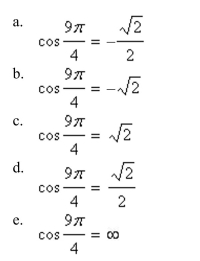 Evaluate the trigonometric function using its period as an aid.