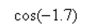 Find the value of given trigonometric function. Round your answer to four decimal places.