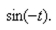 Use the value of the trigonometric function to find the