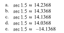 Find the value of given trigonometric function. Round your answer to four decimal places.