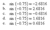 Use a calculator to evaluate the trigonometric function. Round your answer to four decimal places. (Be sure the calculator is set in the correct angle mode.)