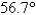 <strong>Determine the angle between the diagonal of a cube and its edge, as shown in the fig- ure, where . Round your answer to one decimal place. </strong> A) B) C) D) E)
